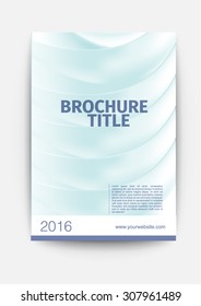 brochure template design layout vector blue sky