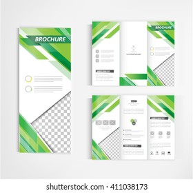 brochure template design vector