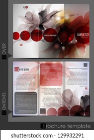 Brochure template design. Vector illustration. Eps 10.