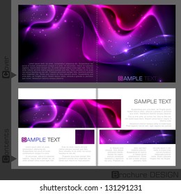 Brochure template design. Vector illustration. Eps 10.