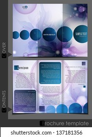 Brochure template design. Vector illustration. Eps 10.