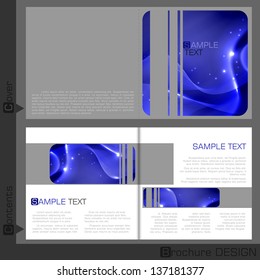 Brochure template design. Vector illustration. Eps 10.