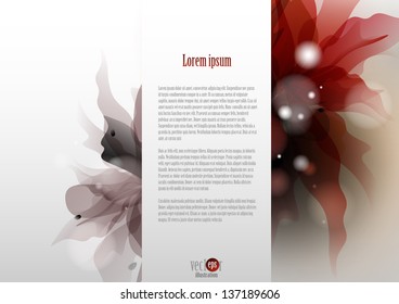 Brochure template design. Vector illustration. Eps 10.