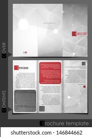 Brochure template design. Vector illustration. Eps 10.