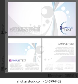 Brochure template design.  Vector illustration. Eps 10.   