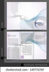 Brochure template design.  Vector illustration. Eps 10.