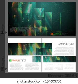 Brochure Template Design.  Vector Illustration. Eps 10.