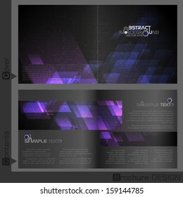 Brochure Template Design.  Vector Illustration. Eps 10.