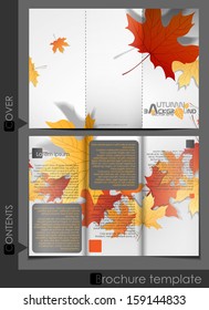 Brochure Template Design.  Vector Illustration. Eps 10.