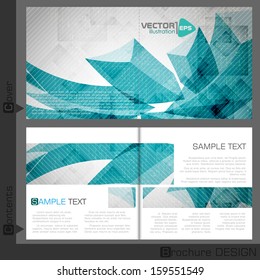 Brochure Template Design.  Vector Illustration. Eps 10.