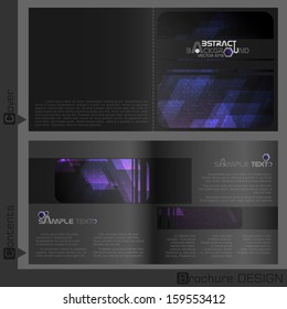 Brochure Template Design.  Vector Illustration. Eps 10.