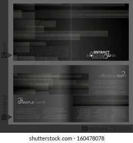 Brochure Template Design.  Vector Illustration. Eps 10.