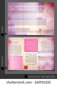 Brochure Template Design.  Vector Illustration. Eps 10.