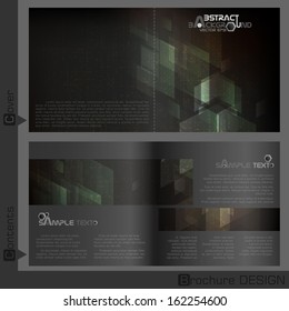 Brochure Template Design.  Vector Illustration. Eps 10.