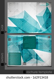 Brochure Template Design.  Vector Illustration. Eps 10.