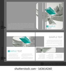 Brochure Template Design.  Vector Illustration. Eps 10.