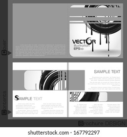 Brochure Template Design.  Vector Illustration. Eps 10.