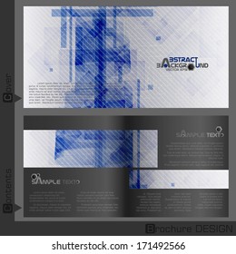 Brochure Template Design.  Vector Illustration. Eps 10.