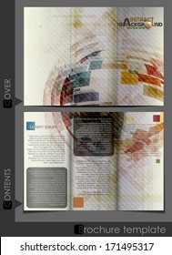 Brochure Template Design.  Vector Illustration. Eps 10.
