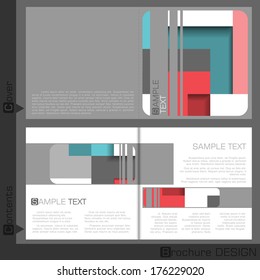 Brochure Template Design.  Vector Illustration. Eps 10.