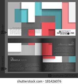 Brochure Template Design.  Vector Illustration. Eps 10.