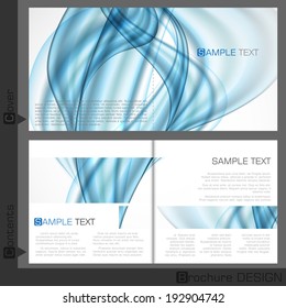 Brochure Template Design.  Vector Illustration. Eps 10