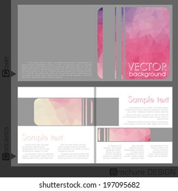 Brochure Template Design.  Vector Illustration. Eps 10.
