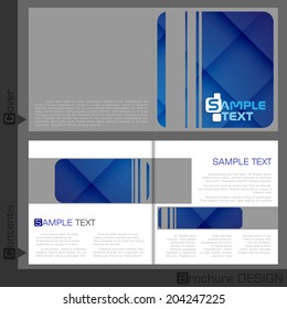 Brochure Template Design.  Vector Illustration. Eps 10.