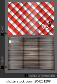 Brochure Template Design.  Vector Illustration. Eps 10.