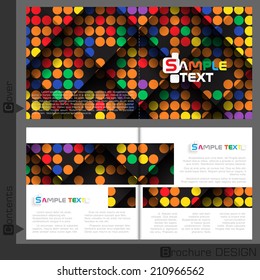 Brochure Template Design.  Vector Illustration. Eps 10.
