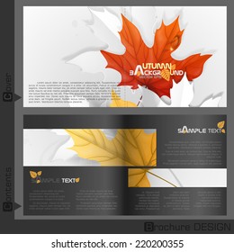 Brochure Template Design. Vector Illustration. Eps 10