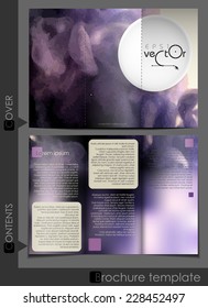 Brochure Template Design.  Vector Illustration. Eps 10