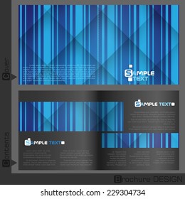 Brochure Template Design.  Vector Illustration. Eps 10.