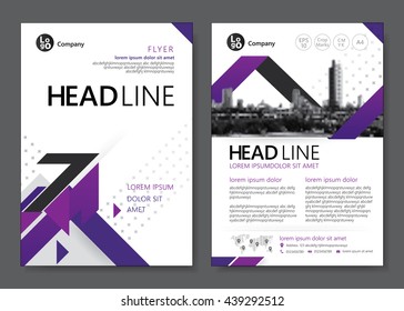 Brochure template design. Vector illustration 