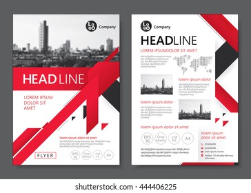 Brochure template design. Vector illustration 