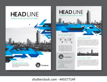 Brochure template design. Vector illustration 