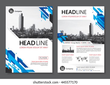 Brochure template design. Vector illustration 