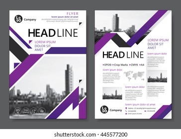 Brochure template design. Vector illustration 