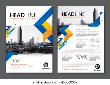 Brochure template design. Vector illustration 