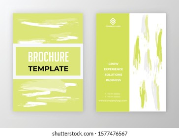 Brochure template design vector. Modern design with abstract and colorful shapes can be use for leaflet, book, poster, flyer, catalogue in A4 size. easy to edit, customize for print