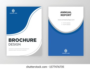 Brochure template design vector. Modern design with abstract and colorful shapes can be use for leaflet, book, poster, flyer, catalogue in A4 size. easy to edit, customize for print