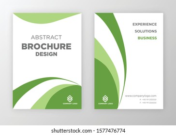 Brochure template design vector. Modern design with abstract and colorful shapes can be use for leaflet, book, poster, flyer, catalogue in A4 size. easy to edit, customize for print