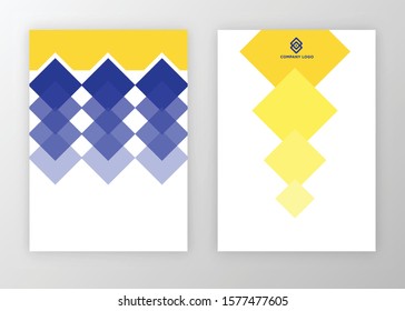 Brochure template design vector. Modern design with abstract and colorful shapes can be use for leaflet, book, poster, flyer, catalogue in A4 size. easy to edit, customize for print