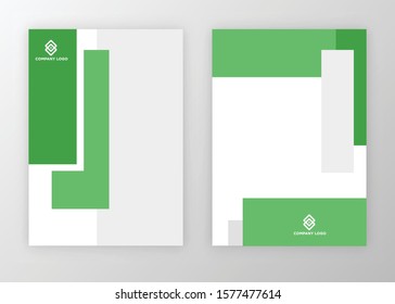 Brochure template design vector. Modern design with abstract and colorful shapes can be use for leaflet, book, poster, flyer, catalogue in A4 size. easy to edit, customize for print