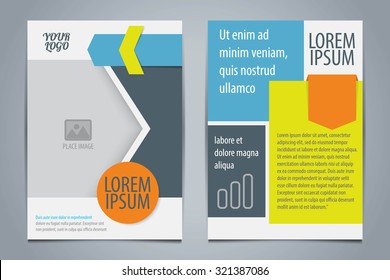 brochure template design vector,flyer,booklet cover,report,A4 vertical Size,Abstract triangle
