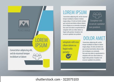 brochure template design vector,flyer,booklet cover,report,A4 vertical Size,Abstract triangle