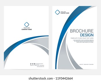 Brochure template flyer background for business design