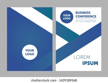 Brochure template flyer background for business design