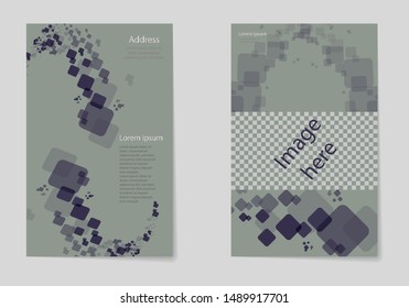 Brochure template flyer background for business design