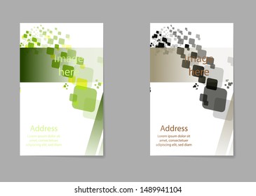 Brochure template flyer background for business design